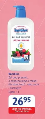 Żel pod prysznic Bambino Rodzina Jeżyna i Malina promocja w Drogerie DM