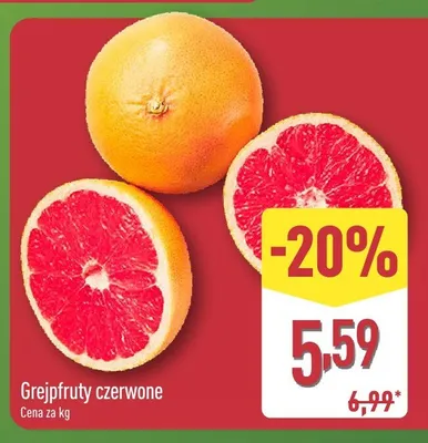 Grejpfruty czerwone promocja w Aldi
