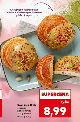 New York Rolls z sernikiem pistacjowym promocja w Kaufland