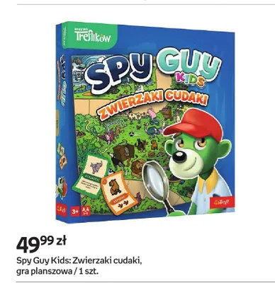 Gra planszowa Spy Guy Kids: Zwierzaki cudaki Trefl promocja w Empik