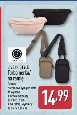 Torba LIVE IN STYLE promocja w Aldi