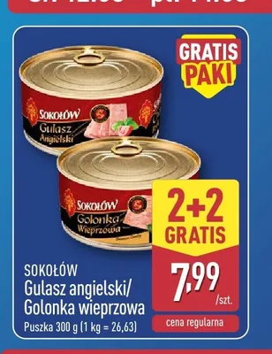 Gulasz angielski Sokołów promocja w Aldi