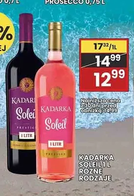 Wino Kadarka Soleil różowe promocja w Wafelek