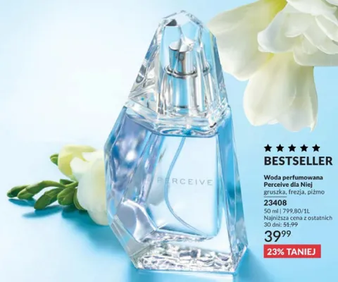 Woda perfumowana Perceive dla Niej promocja w AVON