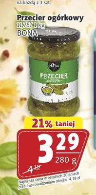 Przecier ogórkowy Bona promocja w Prim Market