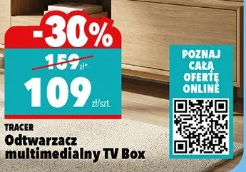 Odtwarzacz multimedialny TV Box promocja w Biedronka