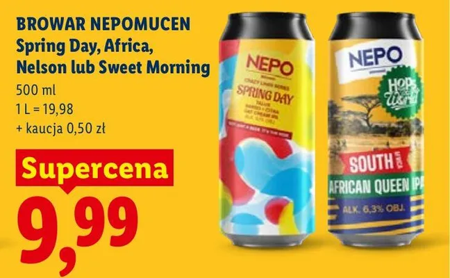 Piwo Sweet Morning promocja w Lidl