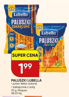 Paluszki Lubella zakręcone z solą promocja w Chata Polska