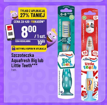 Szczoteczka do zębów dla dzieci Aquafresh Little Teeth promocja w POLOmarket