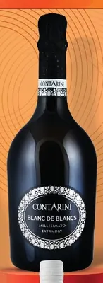 Wino musujące Contarini Blanc de Blancs Millesimato Extra Dry promocja w Żabka