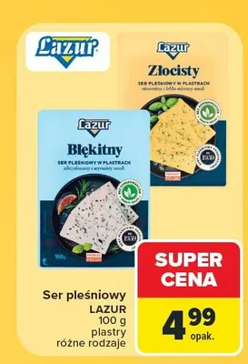 Ser pleśniowy Lazur Błękitny promocja w Carrefour