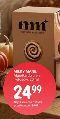Mgiełka do ciała i włosów Milky Mane promocja w Rossmann