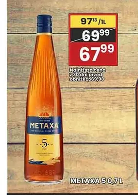 Brandy Metaxa 5* promocja w Wafelek