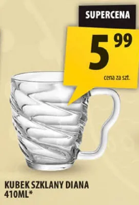 Kubek szklany diana 410ml promocja w Arhelan