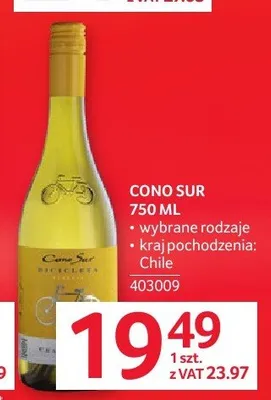 Wino Cono Sur Chile promocja w Selgros