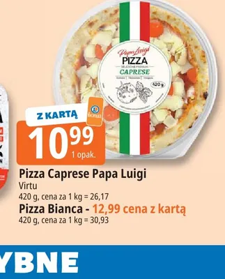 Pizza Caprese Papa Luigi promocja w Leclerc