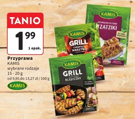 Przyprawa Kamis do sosu tzatziki promocja w Intermarche