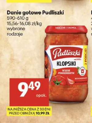 Danie gotowe Pudliszki promocja w Delikatesy Centrum