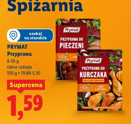 Przyprawa różne rodzaje promocja w Lidl