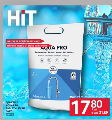 Tabletki solne Qemetica Aqua Pro promocja w Selgros