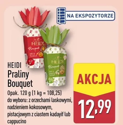 Praliny Bouquet z orzechami laskowymi promocja w Aldi