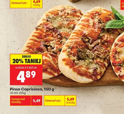 Pinsa Capriciosa promocja w Biedronka