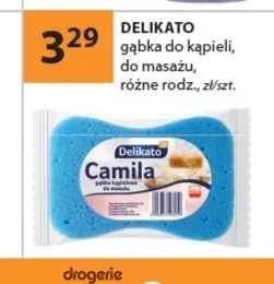 Gąbka do kąpieli Delikato promocja w Drogerie Laboo