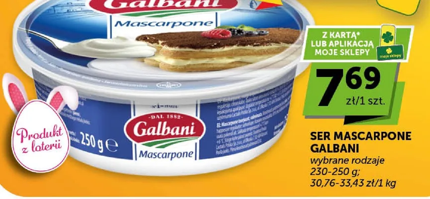 Ser mascarpone promocja w Euro Sklep
