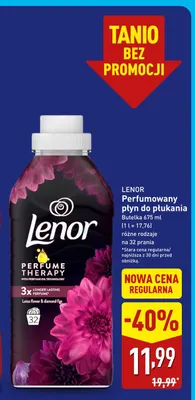 Perfumowany płyn do płukania Lenor promocja w Aldi
