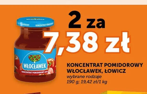Koncentrat pomidorowy ŁOWICZ promocja w Groszek