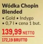 Wódka Chopin Blended Gold + Indygo promocja w Makro
