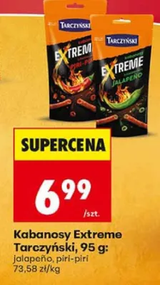 Kabanosy Extreme Tarczyński promocja w Biedronka