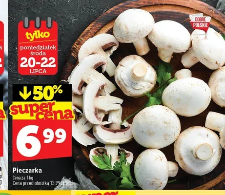 Pieczarka promocja w TOPAZ