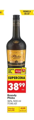 Brandy Pliska promocja w Biedronka