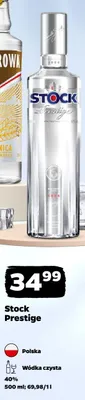 Wódka Stock Prestige 40% promocja w Netto