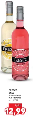 Wino Fresco frizzante promocja w Kaufland