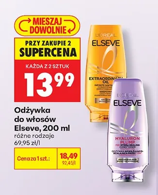 Odżywka do włosów L'Oreal Elseve Hyaluron Plump promocja w Biedronka