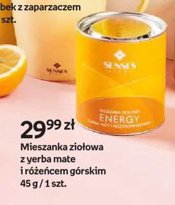 Mieszanka ziołowa z yerba mate i różeńcem górskim Senses Story Energy promocja w Empik
