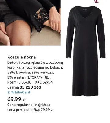 Koszula nocna promocja w Tchibo