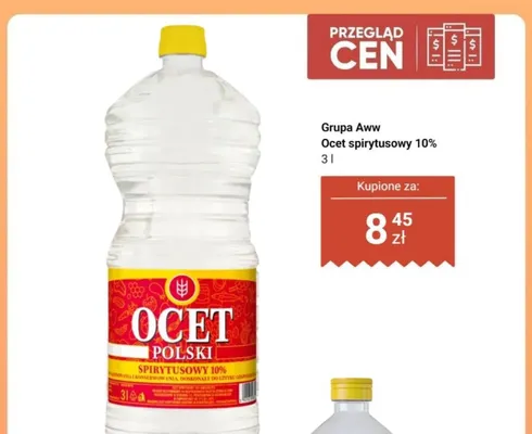 Ocet spirytusowy 10% Ocet Polski promocja w Dino