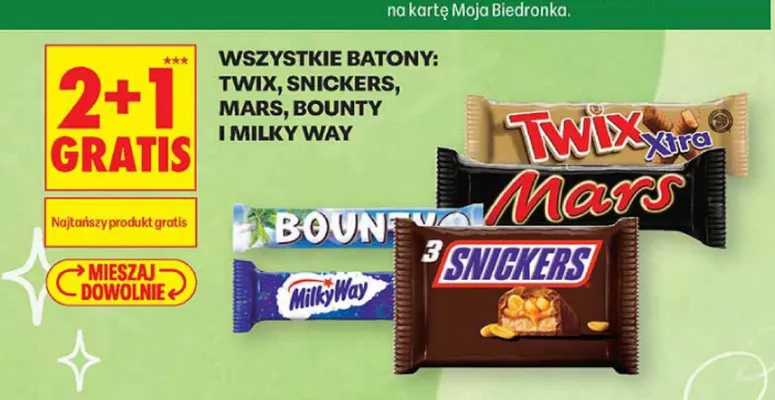 Baton Twix Xtra promocja w Biedronka