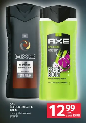 Żel pod prysznic AXE żel pod prysznic 400 ML promocja w Selgros
