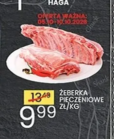 Żeberka pieczeniowe promocja w Wafelek