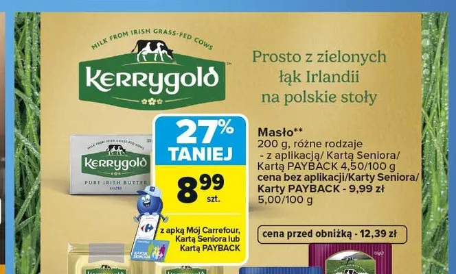 Masło Kerrygold promocja w Carrefour