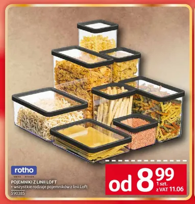 Pojemniki z linii Loft Rotho promocja w Selgros