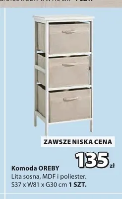 Komoda Oreby promocja w Jysk