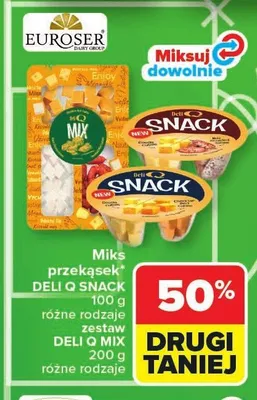 Miks przekąsek Deli Q Snack promocja w Carrefour