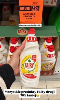 Płyn do mycia naczyń Fairy Cytryna promocja w Biedronka