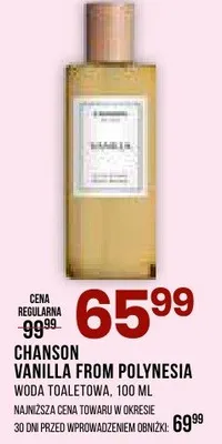 Woda toaletowa Chanson Vanilla From Polynesia promocja w Drogerie Natura