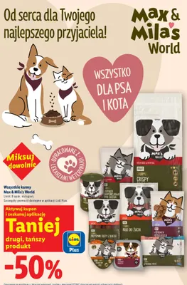 Karmy Max & Mila's World promocja w Lidl